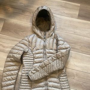 Eddie Bauer packable down coat size small.